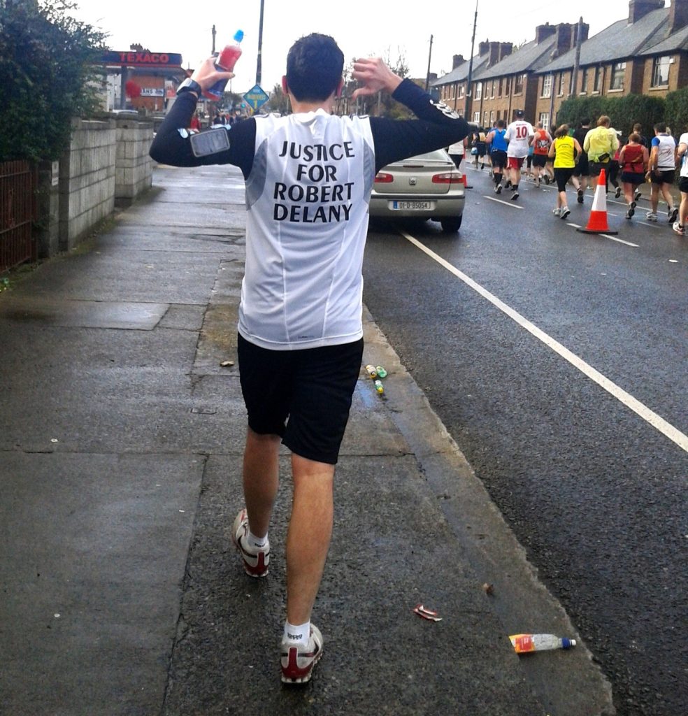 2011 Dublin Marathon - Justice for Robert Delany